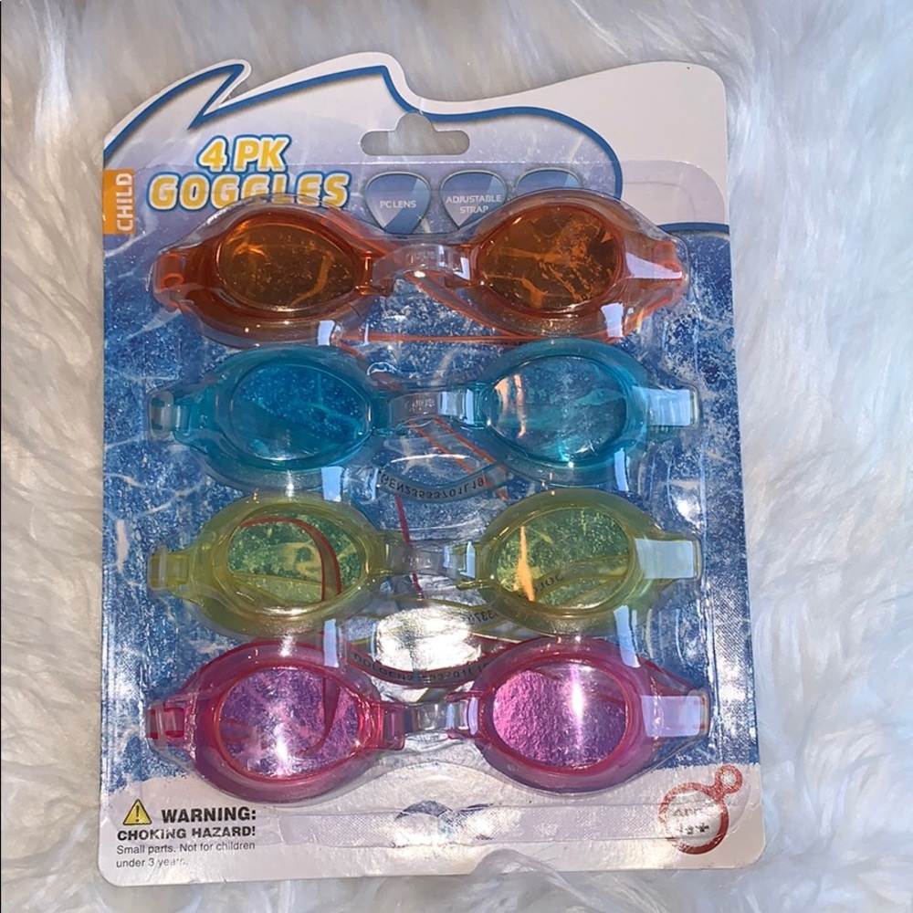 4 pack child goggles